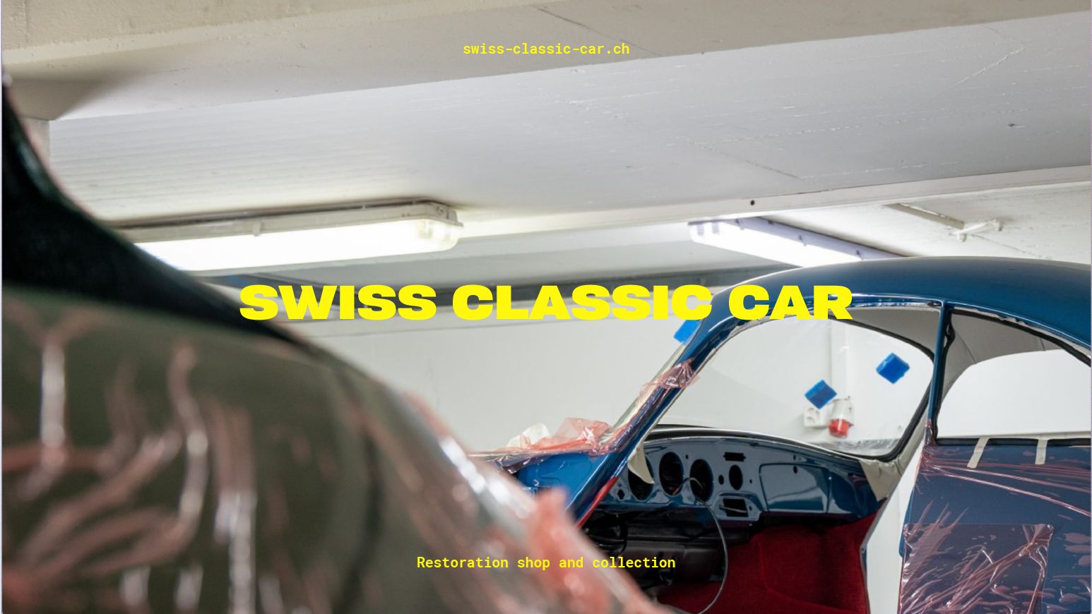 Swiss Classic Car restoration shop